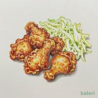 【朝定トッピング】唐揚げ・キャベツ
