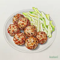 【朝定トッピング】鶏つくね・キャベツ