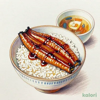 Unaju (Eel Rice Box) with Miso Soup