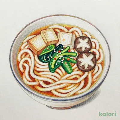 Okame Udon (Assorted Topping Udon)
