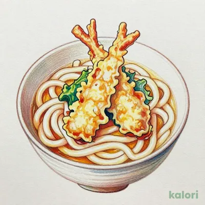 Kashiwa & Goboten Udon (Chicken & Burdock Tempura Udon)