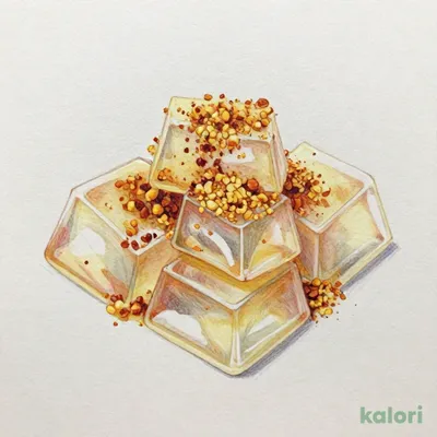 Kinako Warabimochi (Bracken Starch Dumplings with Soybean Flour)