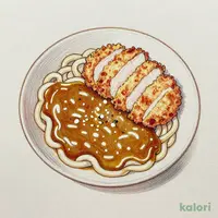 Katsu Curry Bukkake Udon