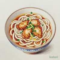 Karaage Bukkake Udon
