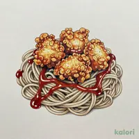 唐揚げぶっかけそば