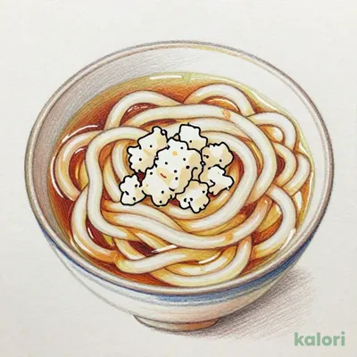 Yamakake Udon (Grated Yam Udon)