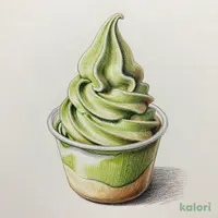 抹茶わらび餅ソフト