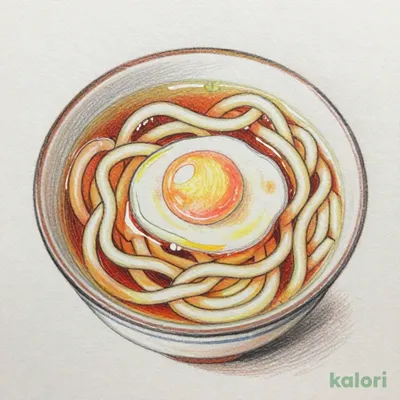 Tsukimi Udon (Egg Topped Udon)