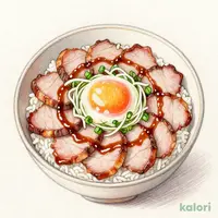 おんたまローストポーク丼 特盛