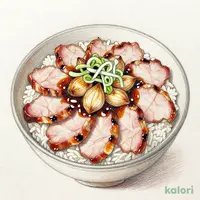 にんにくローストポーク丼 大盛