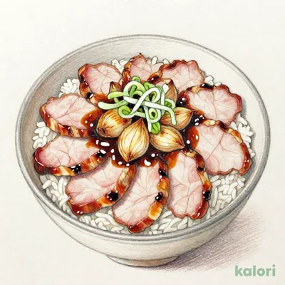 にんにくローストポーク丼 特盛
