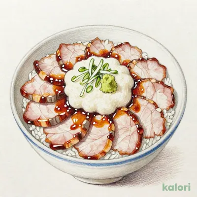 山かけローストポーク丼 特盛