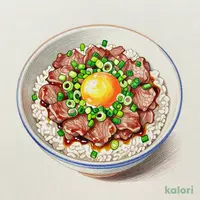 ねぎ玉牛丼 並盛