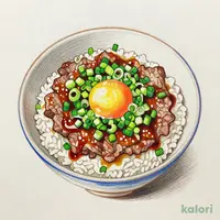 ねぎ玉牛丼 大盛