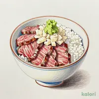 Mini Wasabi Yamakake Gyudon