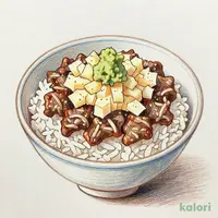 わさび山かけ牛丼 並盛