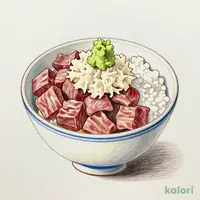わさび山かけ牛丼 特盛