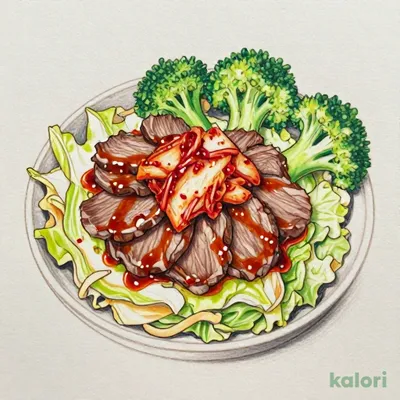 キムチ牛丼ライト 並盛
