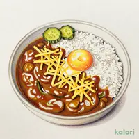 チーズおんたまカレー 大盛