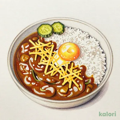Cheese On Tamago Curry Large