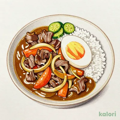 On Tamago Beef Curry Large