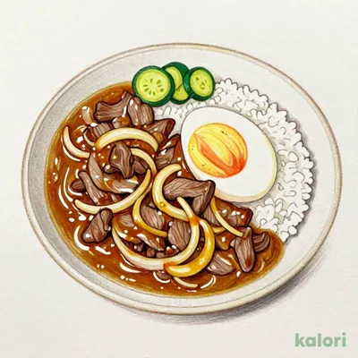 On Tamago Beef Curry Mega