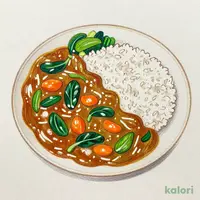 ほうれん草カレー メガ