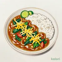 チーズほうれん草カレー 大盛