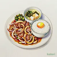 牛皿定食 並盛