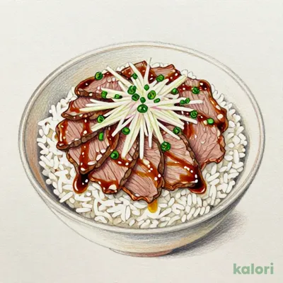 Beef Bowl with Grated Daikon and Ponzu, Mini