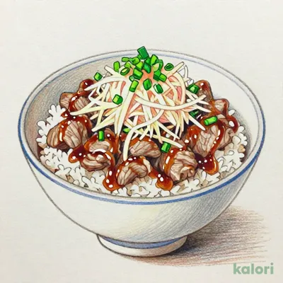 おろしポン酢牛丼 メガ