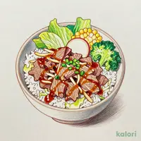 Beef Bowl with Grated Daikon and Ponzu (Low-Carb), Regular