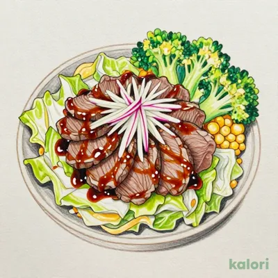 おろしポン酢牛丼ライト 大盛