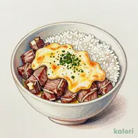 とろ〜り3種のチーズ牛カルビ焼肉丼 並盛