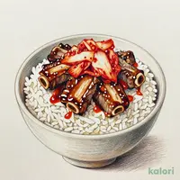 Kimchi Beef Kalbi BBQ Rice Bowl, Large