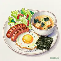Sausage and Egg Breakfast Set, Mini