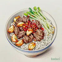 Double Garlic Beef Bowl, Mini