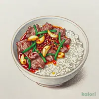 Double Garlic Beef Bowl, Large