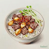 トリプルニンニク牛丼 ミニ