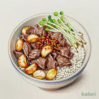 Triple Garlic Beef Bowl, Regular