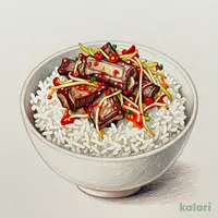 ニンニクの芽牛カルビ焼肉丼 並盛