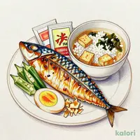 Salted Mackerel and Mixed Topping Breakfast, Mini