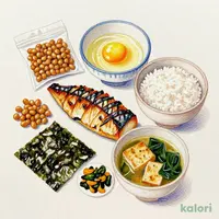 塩さば・納豆定食 ミニ