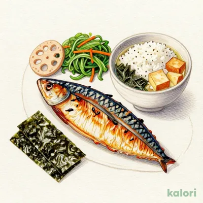 塩さば朝食 大盛