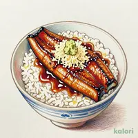 Grated Yam and Eel Rice Bowl, Extra Large
