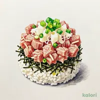 山かけまぐろたたき丼 特盛