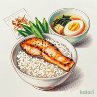 焼鮭まぜのっけ朝食 ミニ