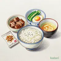 牛まぜのっけ朝食 大盛