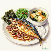 牛塩さば朝食 並盛