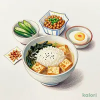 納豆まぜのっけ朝食 大盛